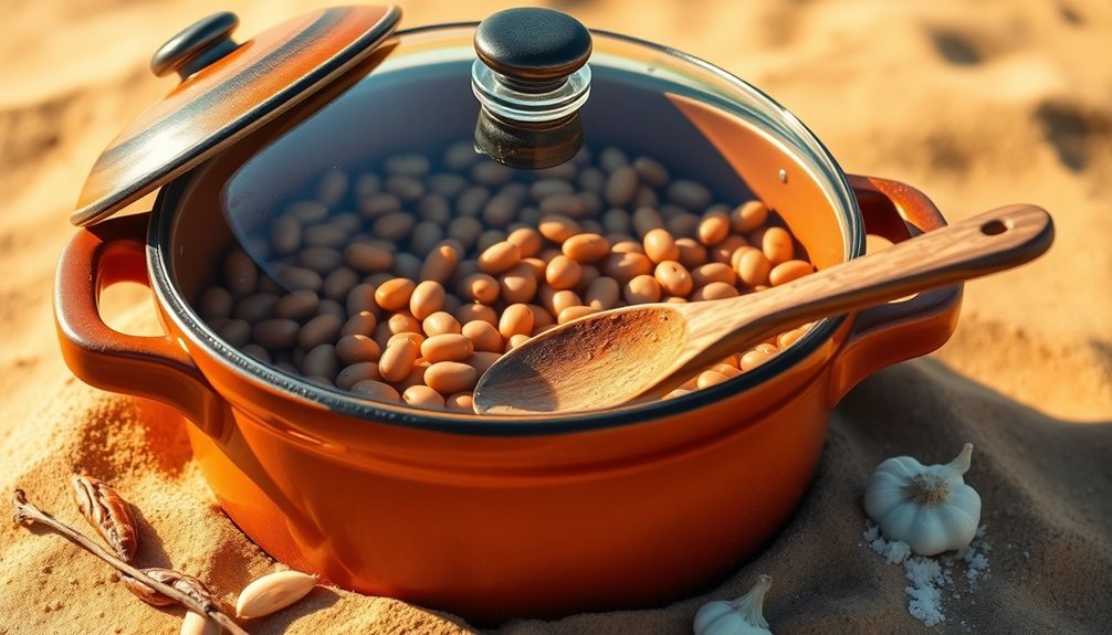 campfire beans with bbq sauce