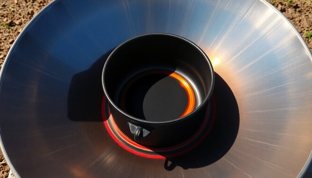 efficient heat absorption and emission