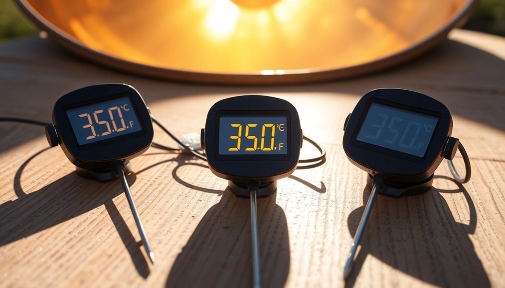 solar powered precise temperature monitoring