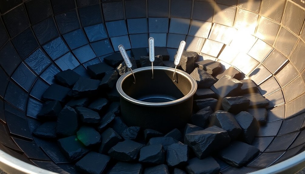 strategic thermal mass placement