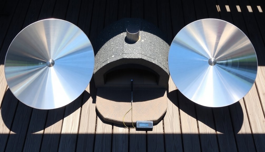 aligning solar panel reflectors