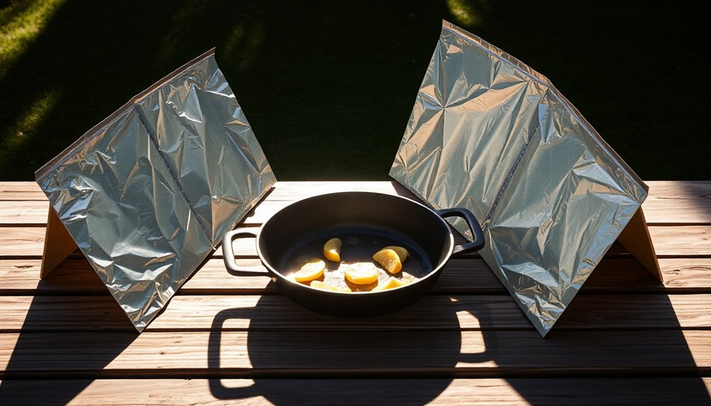 aluminum foil positioning strategy