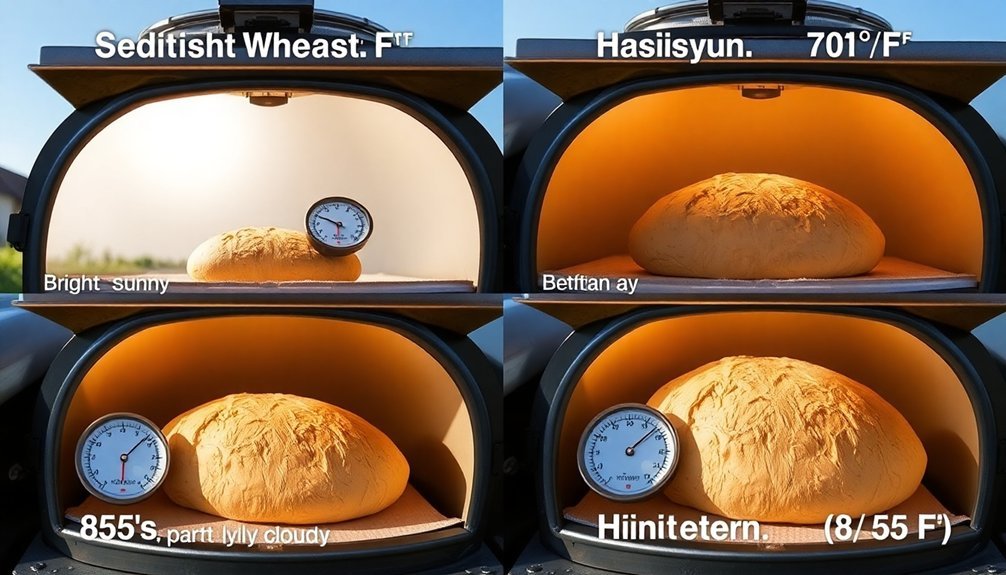 baking time affected by weather