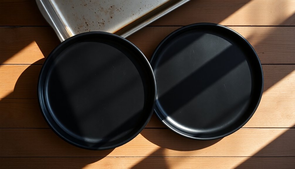 black enamel baking plates