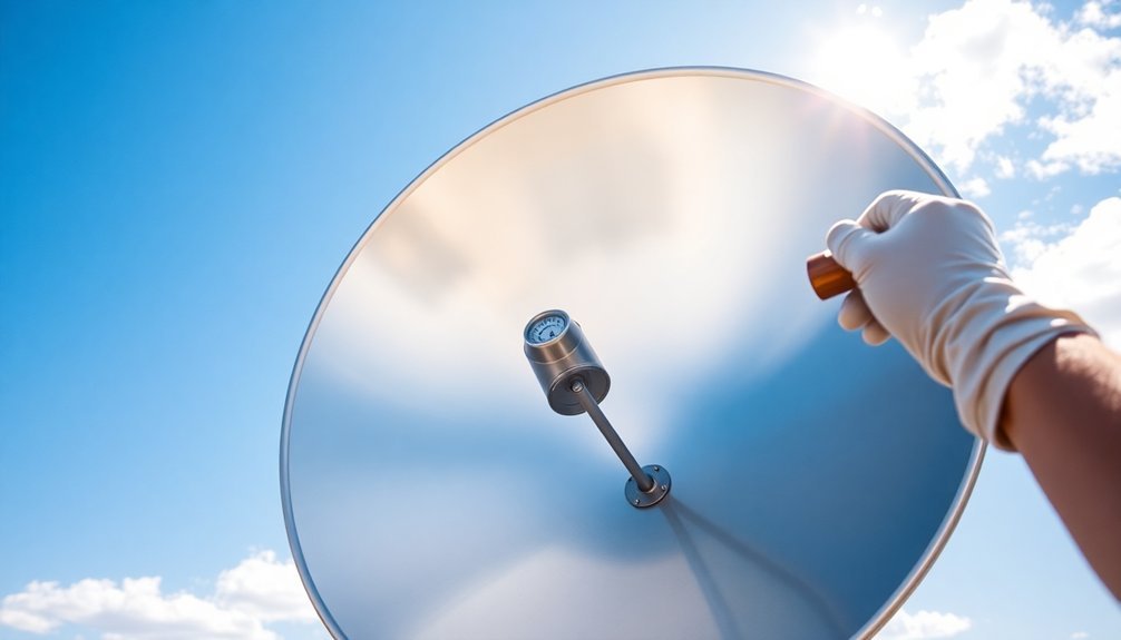 building a parabolic dish