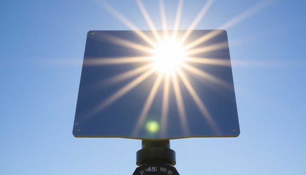 calculating angles for reflectors