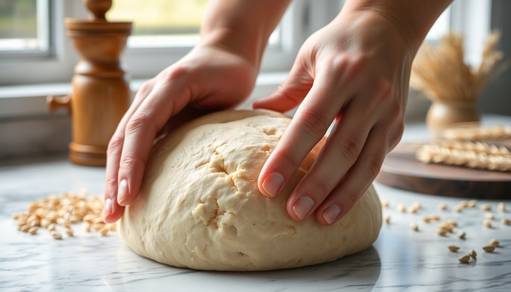 check dough texture regularly