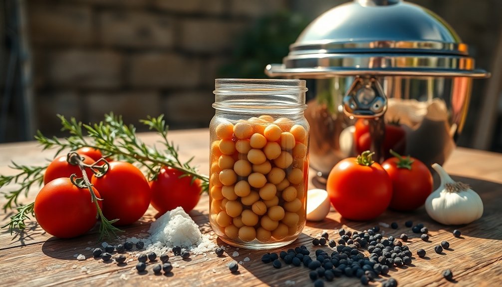 chickpea soup with mediterranean flavors