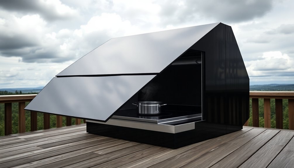 cloudy days solar cooking