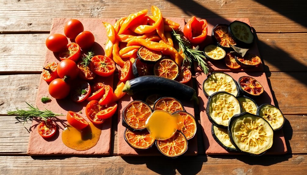 colorful roasted vegetable dish