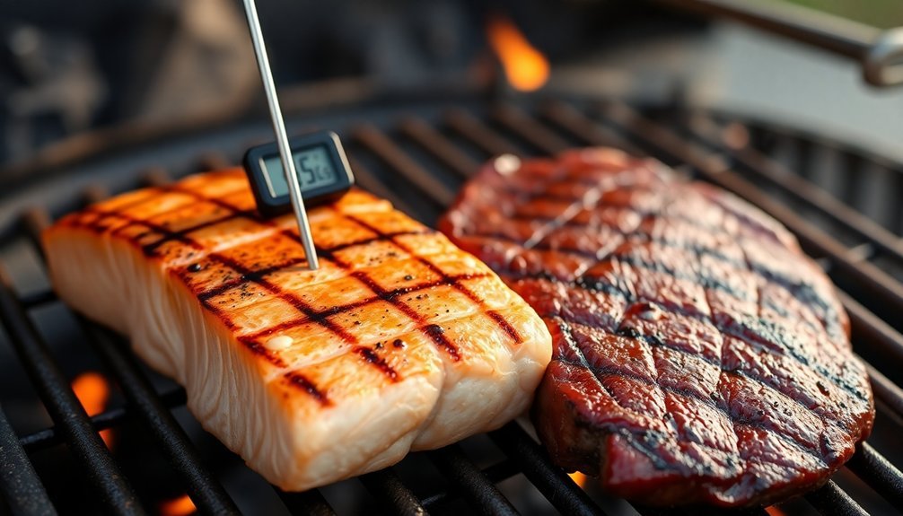 cook fish and steaks