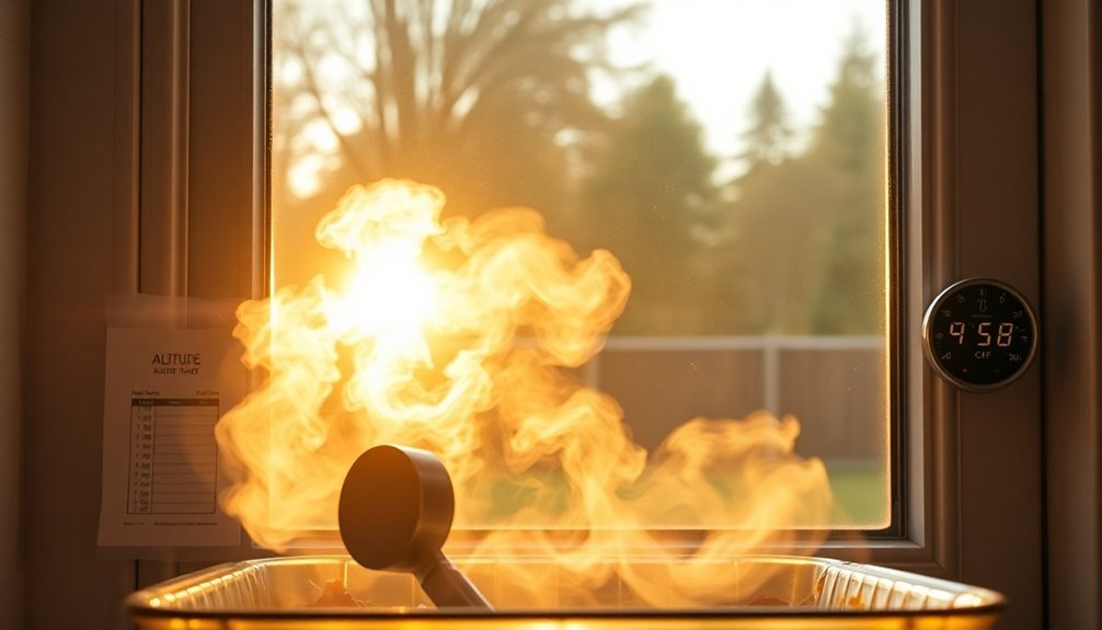 cooking times affected by weather