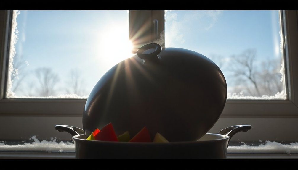 cooking with reflective surfaces