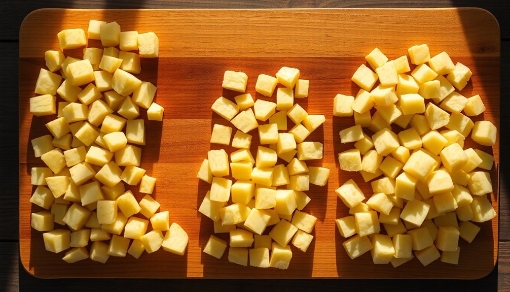 diced potatoes for success