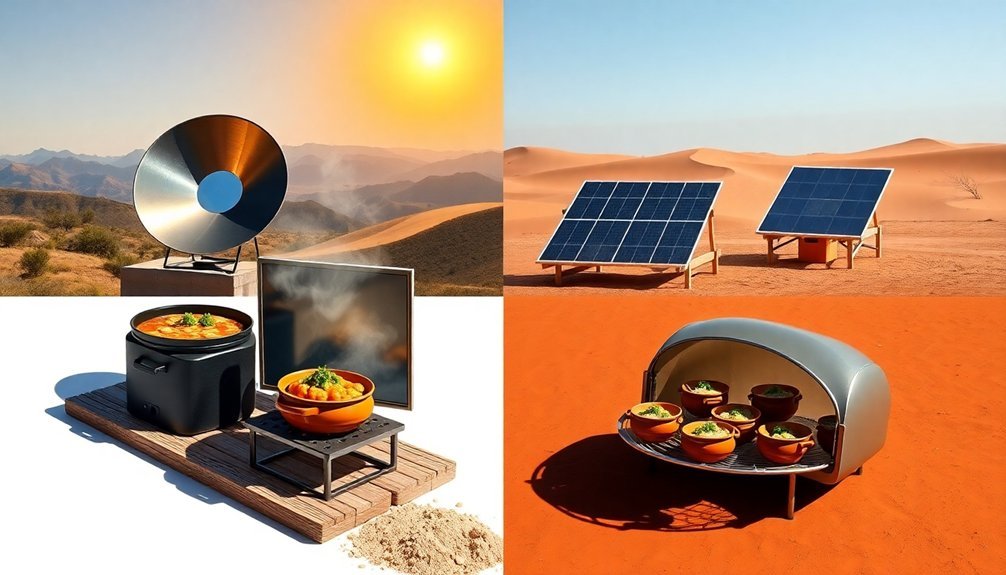 diverse methods of solar cooking