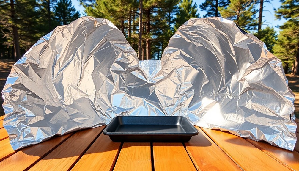 double walled solar reflectors design