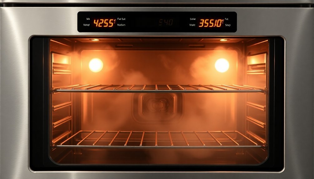 dual chamber oven preheating methods