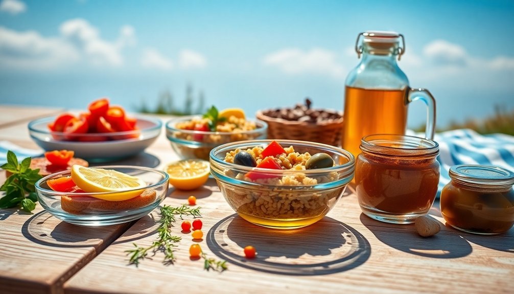 easy meals outdoors