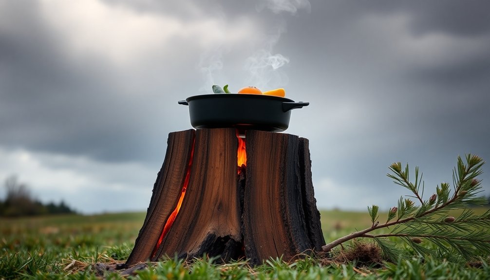 efficient firewood stacking technique