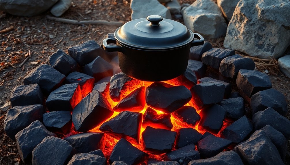efficient stone heat retention