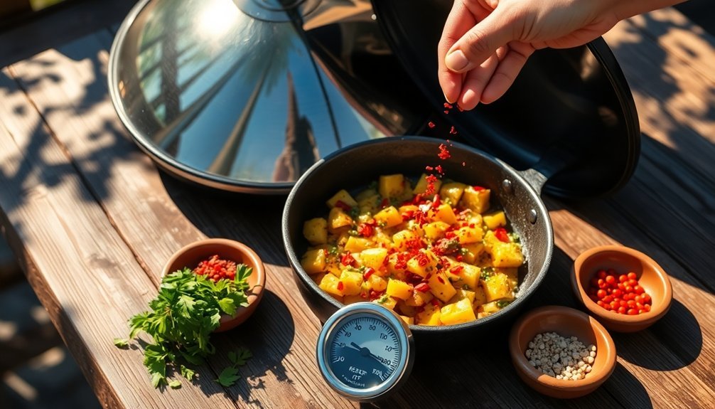 enhancing flavors with sunlight