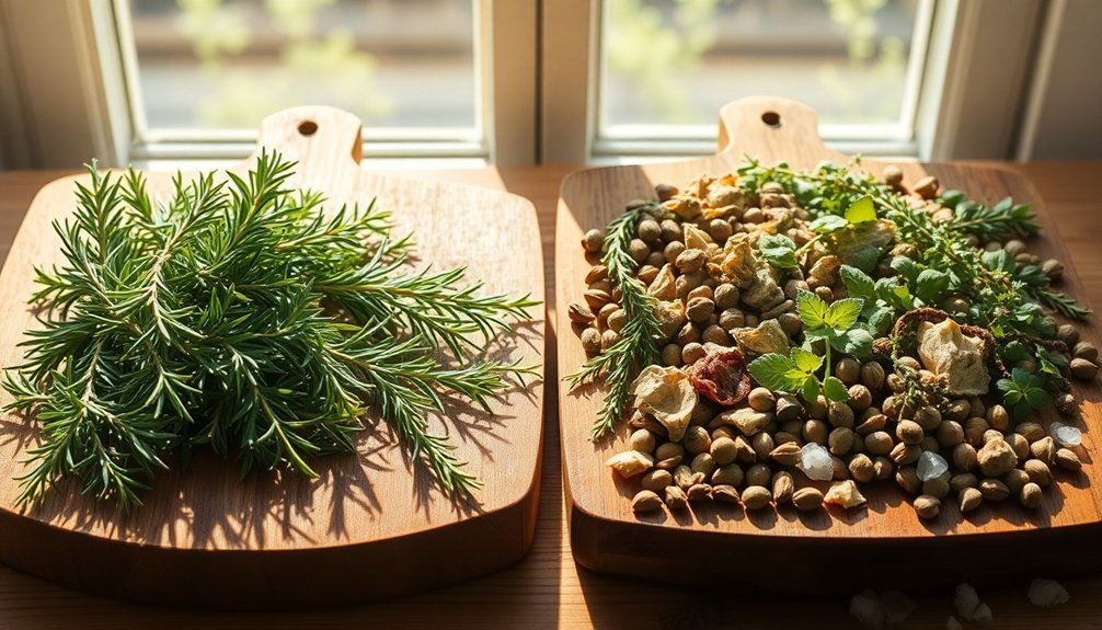 fresh versus dried herbs