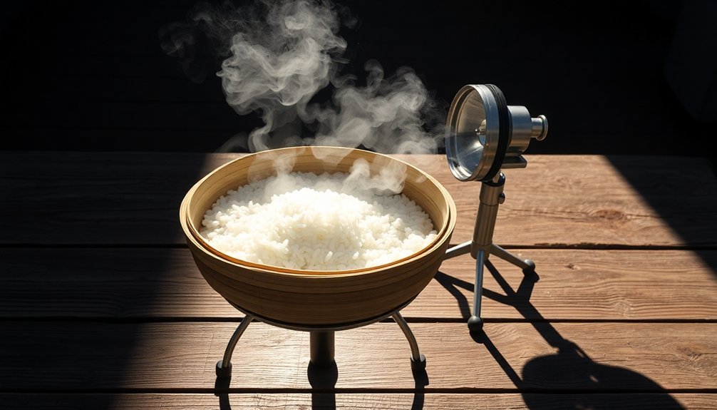 fresnel lens cooking technique