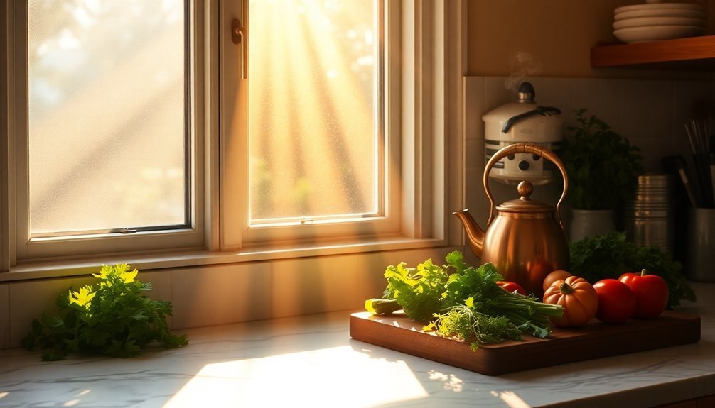 golden sunlight breaks dawn