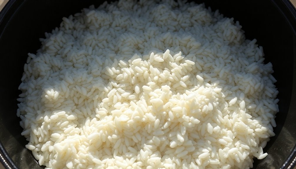 gummy rice cooking outcome