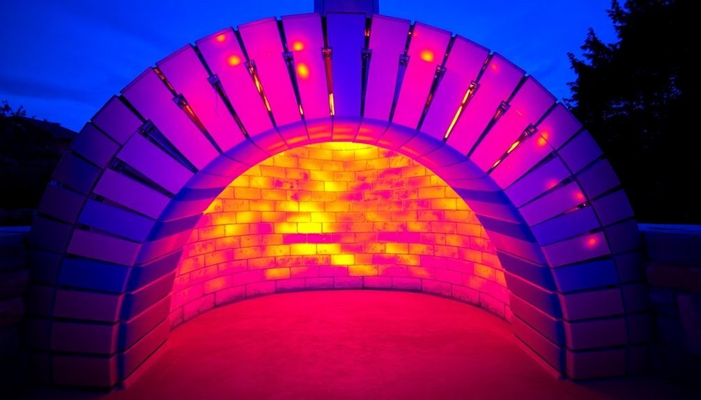 heat reflection mapping points