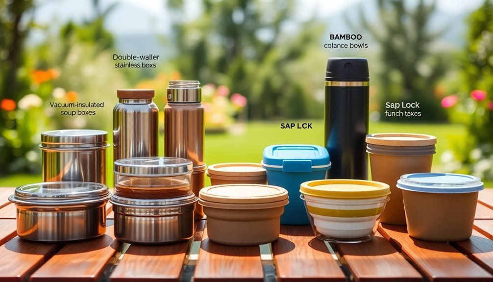 heat resistant outdoor meal containers