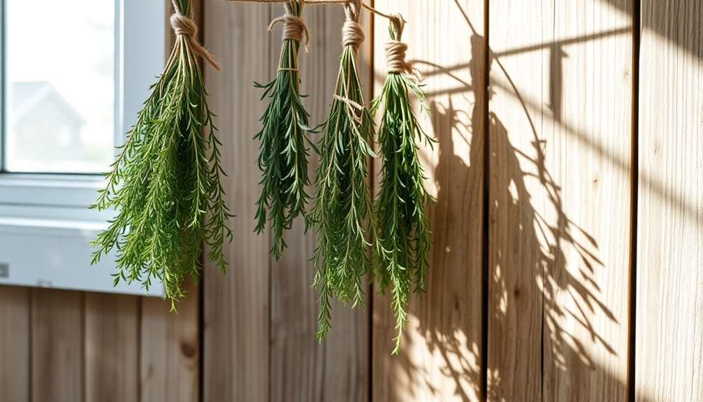 herb bundling enhances airflow