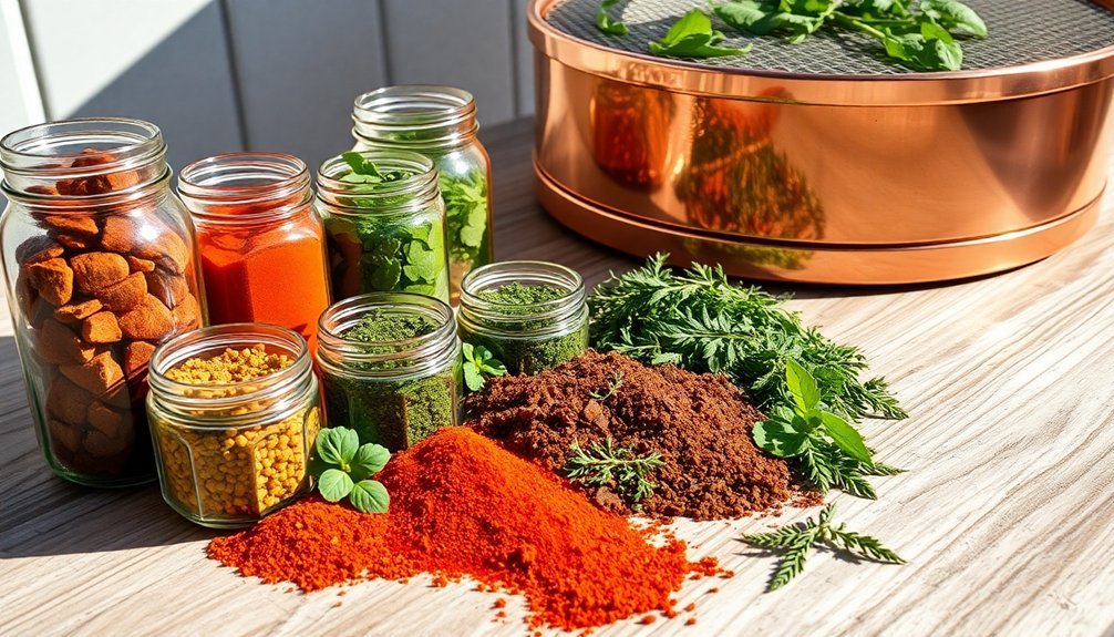 herb infused solar cooking