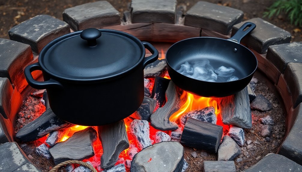 high temperature outdoor cookware