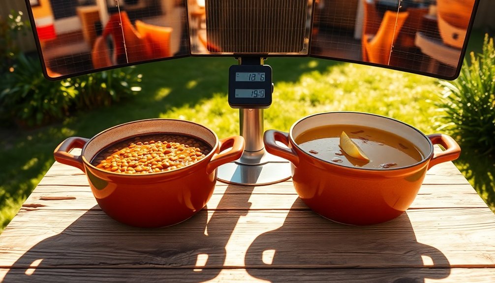 ideal ingredients for solar cooking