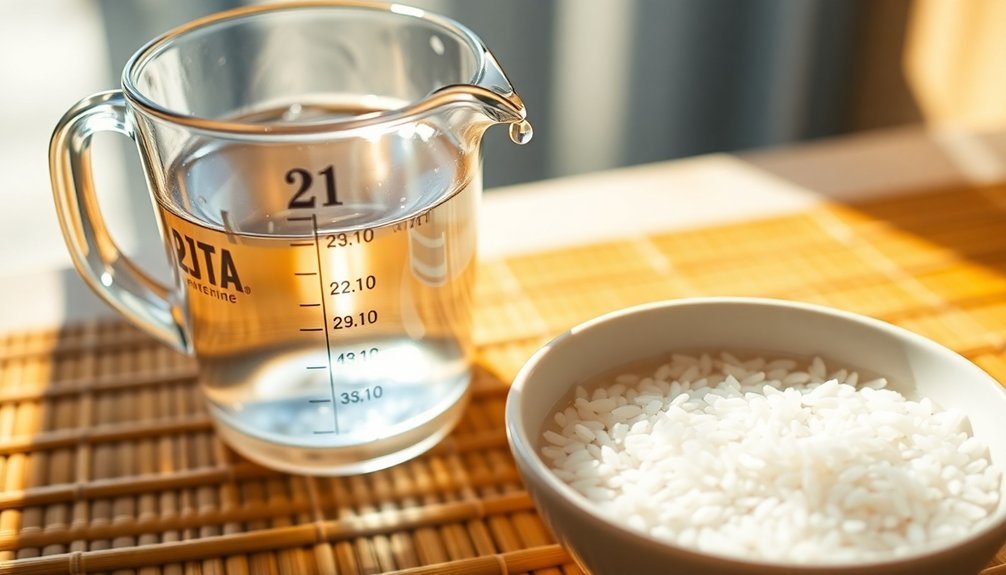 ideal rice cooking ratio
