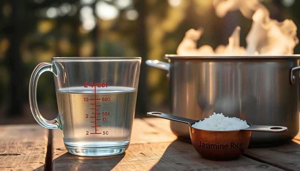 ideal rice cooking ratios