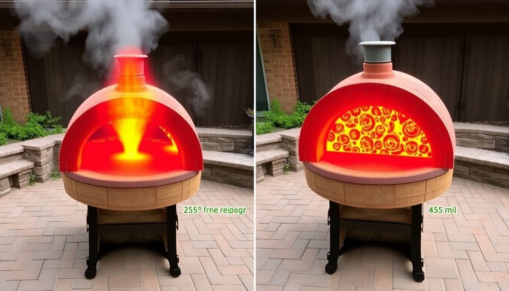 lid angle influences heat distribution