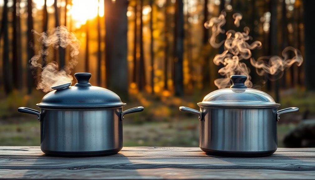 lid material impacts cooking