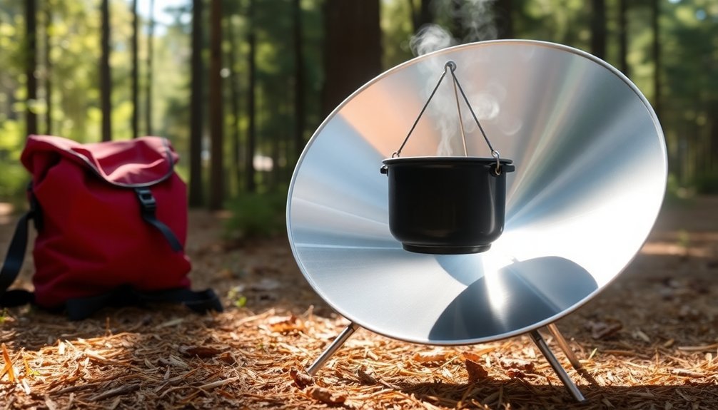 lightweight solar camping cookers