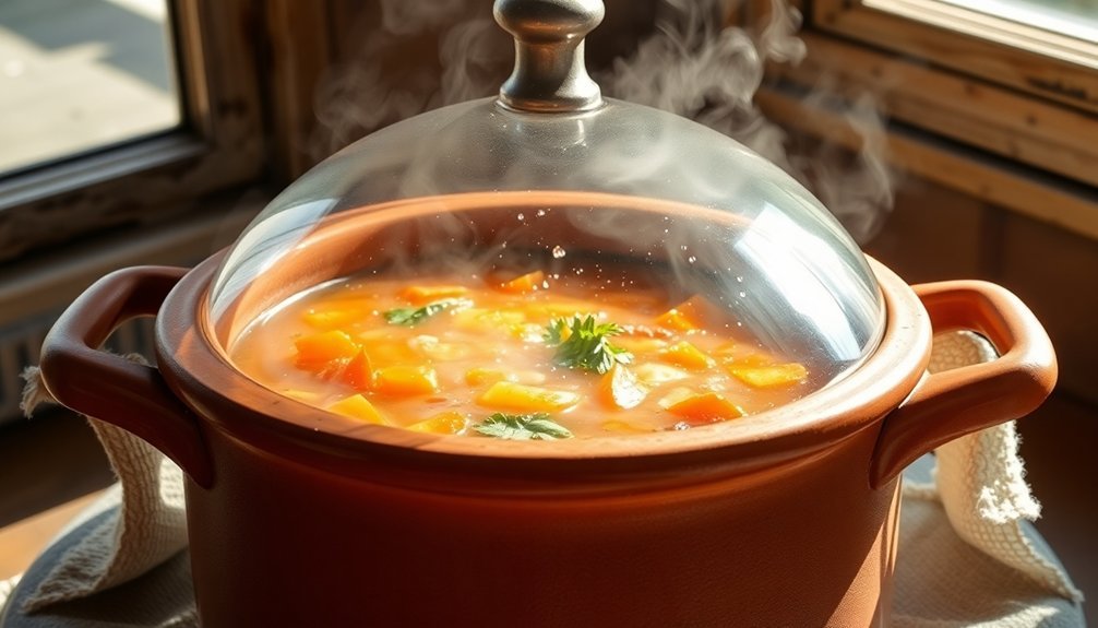 locking moisture in soups