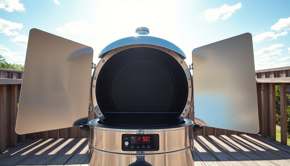 maximize sun oven efficiency