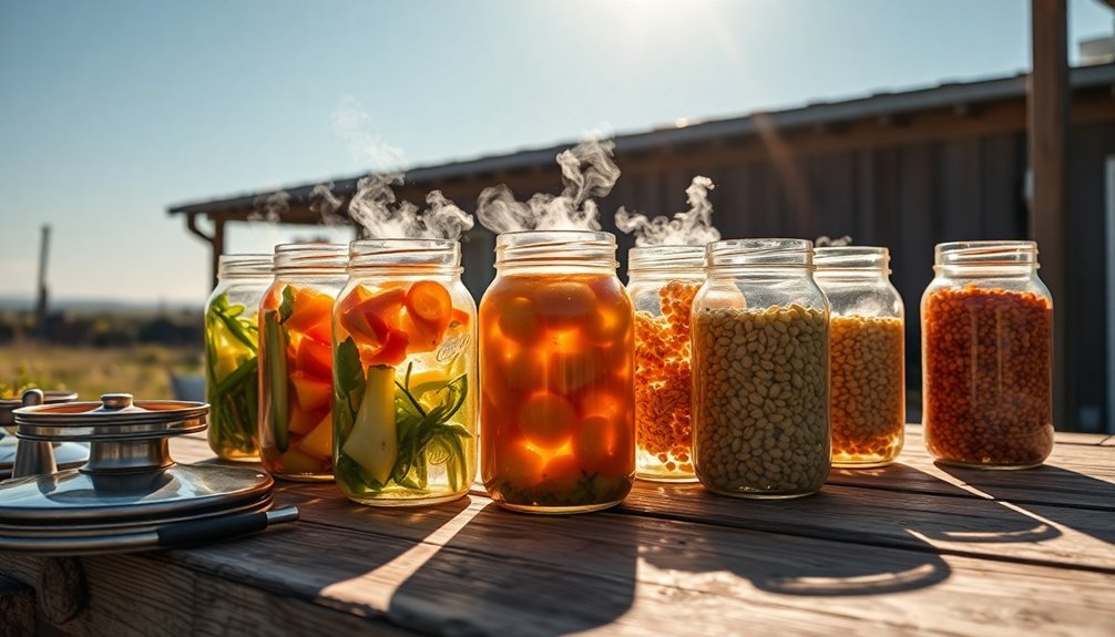 meal prep using sunlight