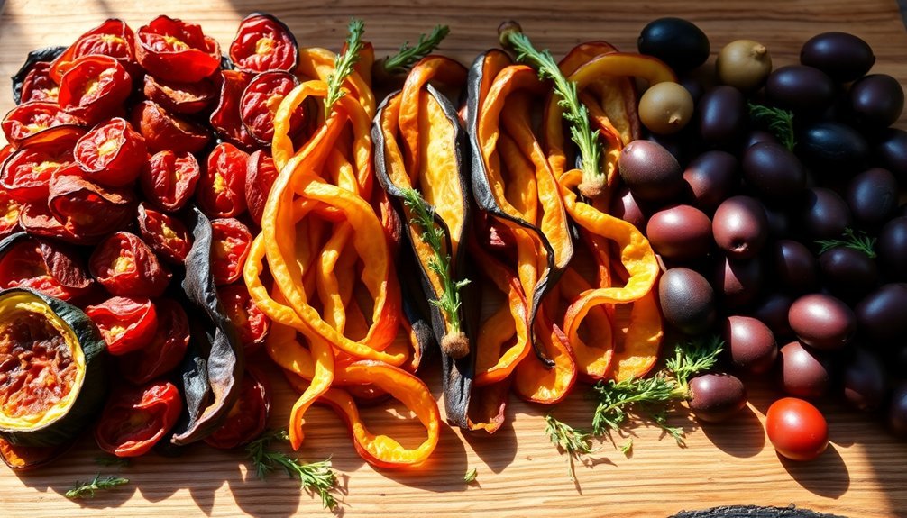 mediterranean vegetable appetizer platter