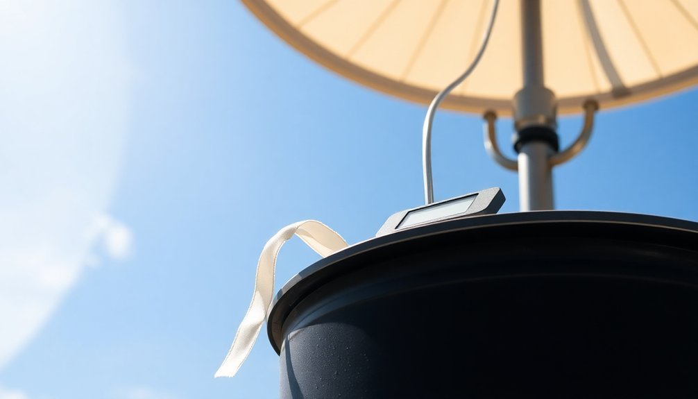 monitor solar cooking efficiency