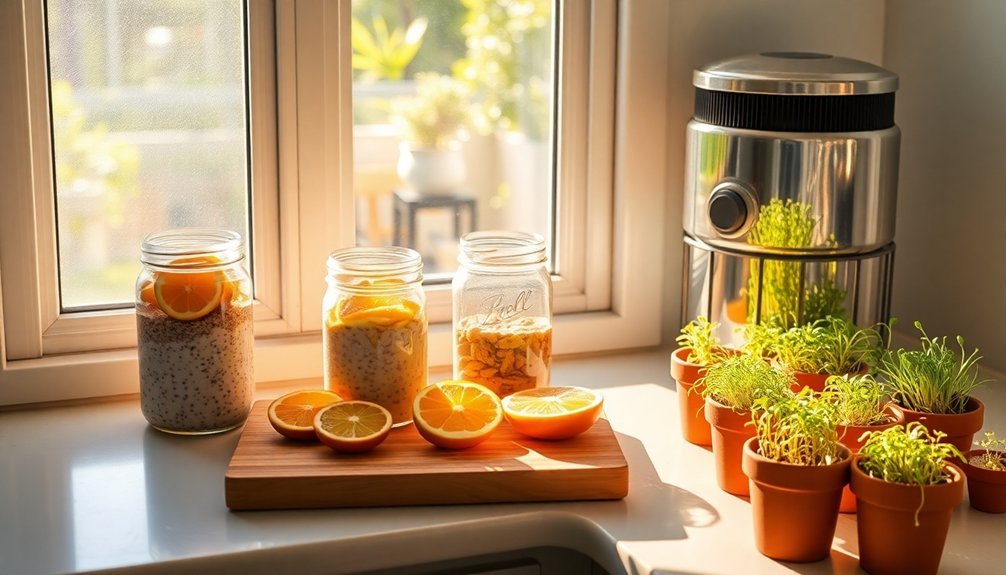 morning meal preparation routine