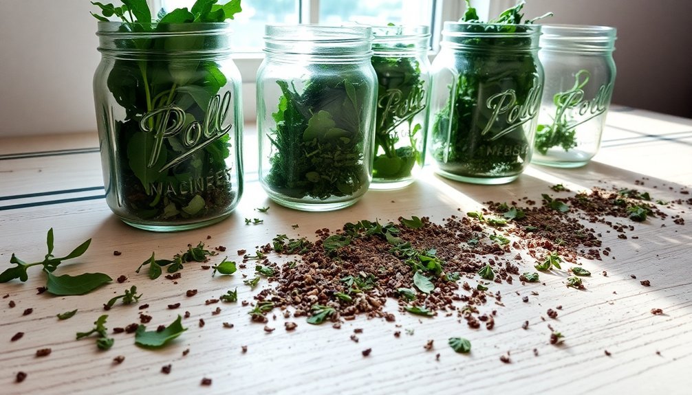 natural light herb drying
