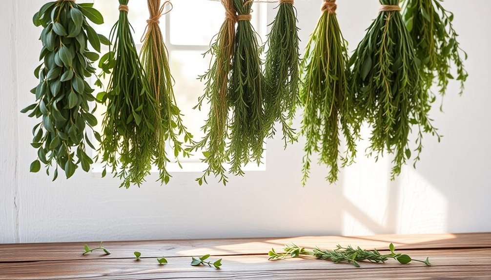 natural methods for drying herbs