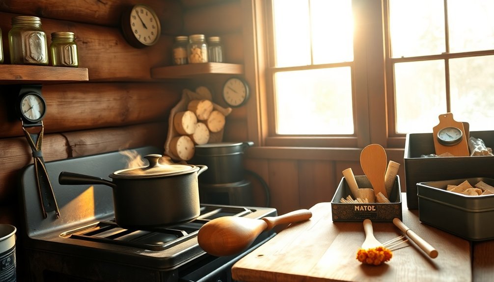off grid kitchen temperature management
