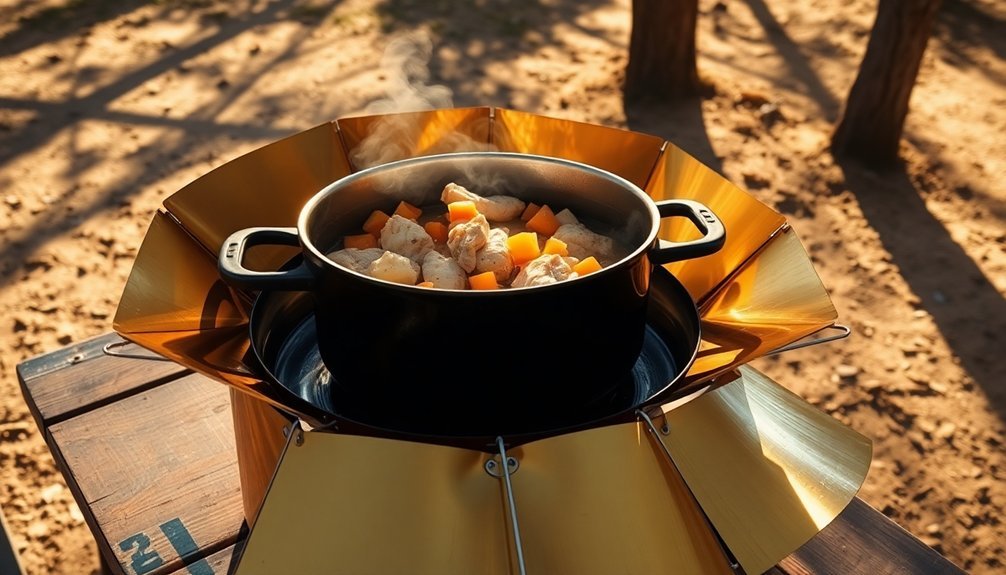 optimal hours for solar cooking